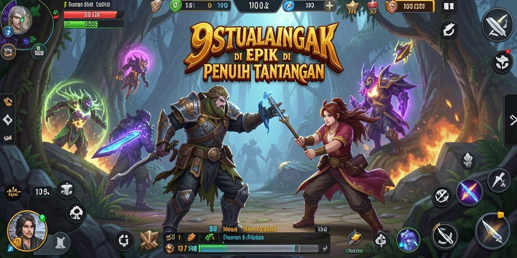 Gameplay 9SL yang menantang dengan pemandangan menakjubkan.