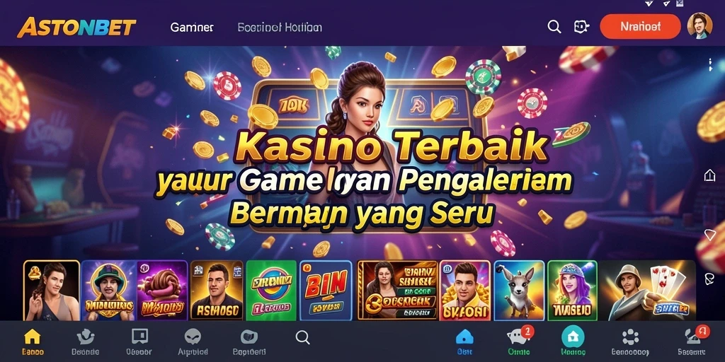 Tampilan gameplay <strong>ASTONBET</strong> yang menawan dan interaktif.