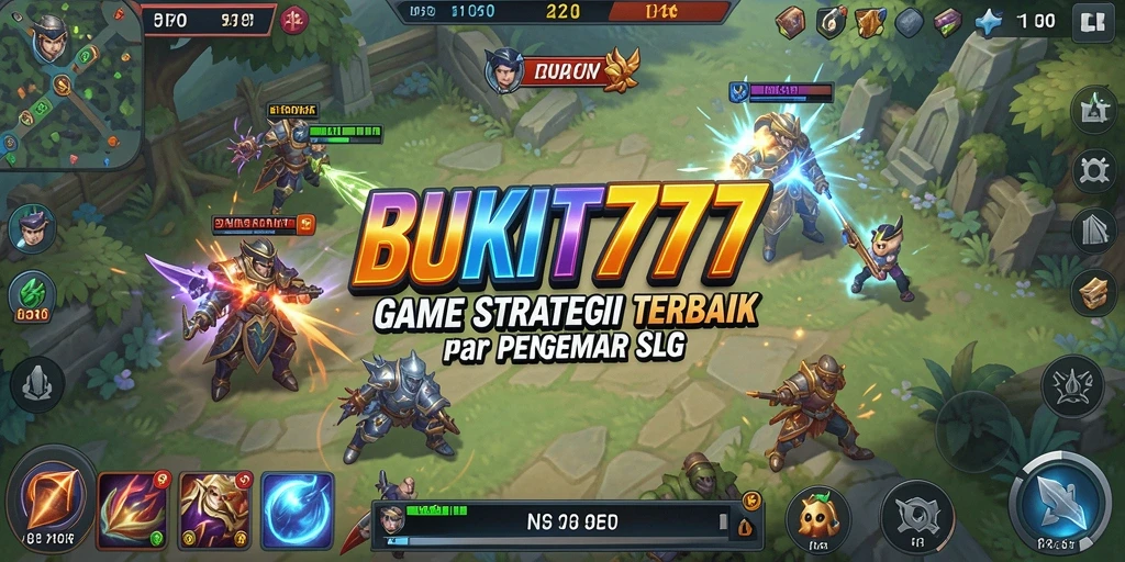 Tangkapan layar gameplay BUKIT777 menampilkan pertempuran strategi yang mendebarkan.
