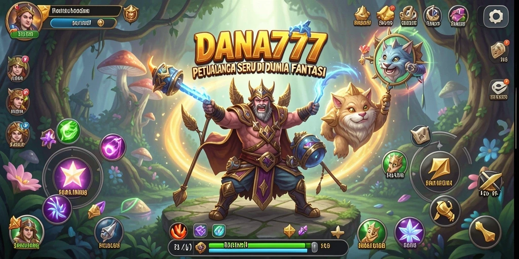 Tampilan gameplay DANA777 yang mendebarkan dan penuh aksi.