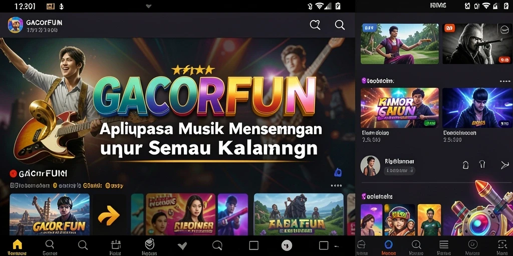 Tampilan gameplay GACORFUN yang menarik dan interaktif.
