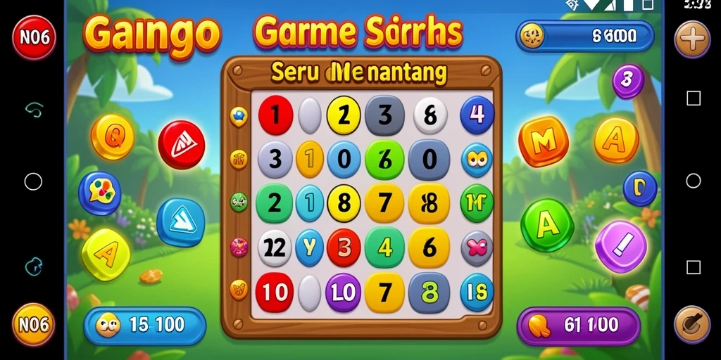 Tampilan menarik dari gameplay Bingo N06 yang seru.