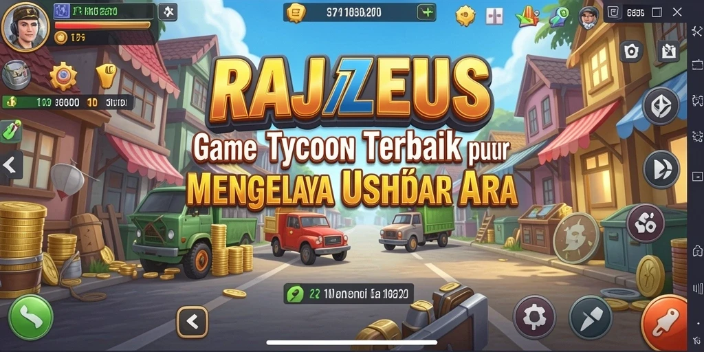 Tampilan gameplay RAJAZEUS yang menarik dan interaktif.