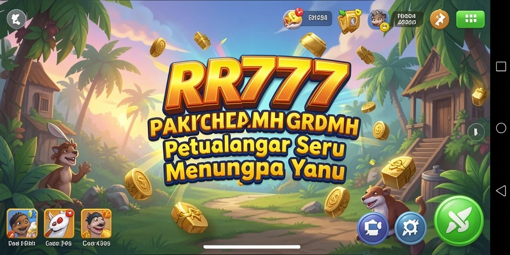 Gameplay seru RR777 dalam dunia petualangan yang memikat.