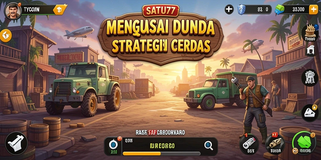 Tampilan menarik dari gameplay Tycoon dalam SATU77.