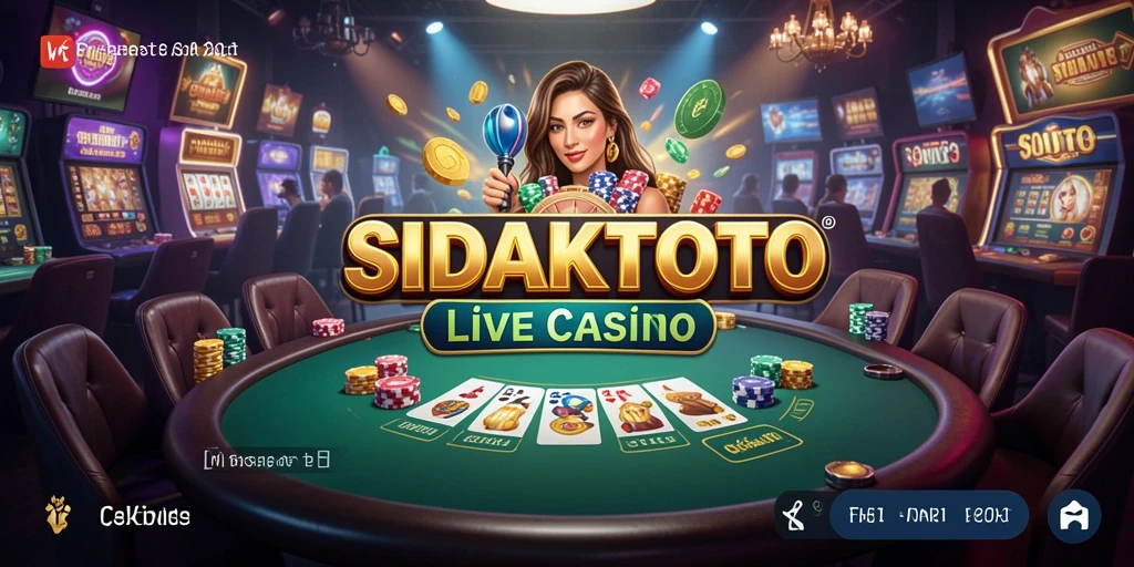 Tampilan gameplay menarik dari Live Casino SIDAKTOTO.