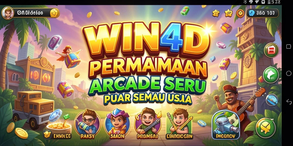 Screenshot dari gameplay seru WIN4D yang menampilkan tantangan menarik.